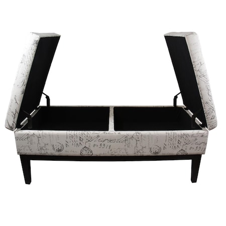 Ore International 19.5 In. Old World Dual Lift Storage Bench HB4528